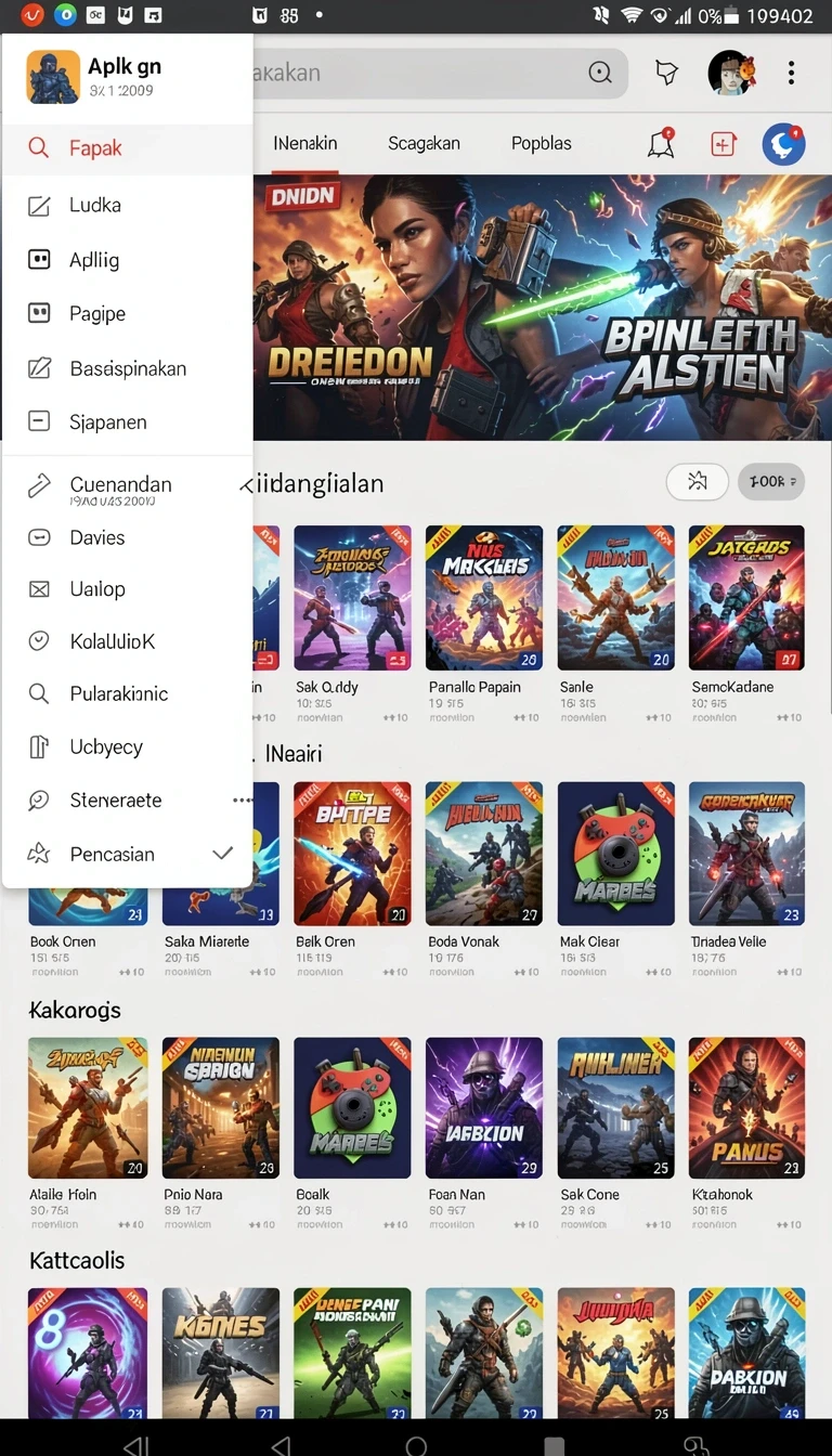 Galeri pratinjau visual mustang88 build APK resmi terbaru